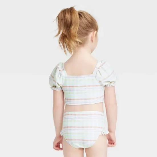 Toddler Girls' 2pc Plaid Bikini Set - Cat & Jack&trade; image {2}