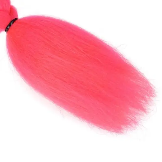 Unique Bargains Suction Cup Braid Gradient Helmet Decor Ponytail 22.83" image {3}