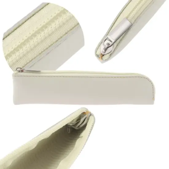 Unique Bargains Faux Leather Pencil Case image {2}