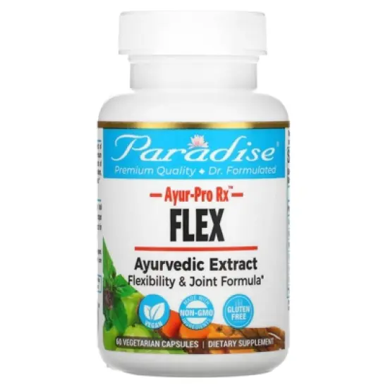 Paradise Herbs Flex, 60 Vegetarian Capsules image {2}