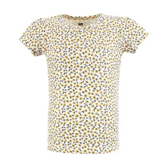 Hudson Baby Girl Short Sleeve T-Shirts, Blush Navy Floral image {4}