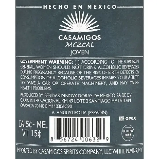 Casamigos Mezcal - 750ml Bottle image {7}