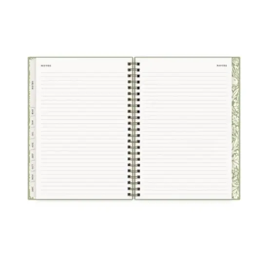 Morris & Co. by Blue Sky 5.875"x8.625" 2026&nbsp;Weekly/Monthly Wirebound Planner Hardcover Debossed Brer Rabbit Green image {9}