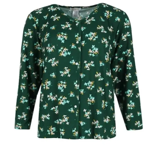 Elegant Emily Women's Hunter Floral Pajama Set image {4}