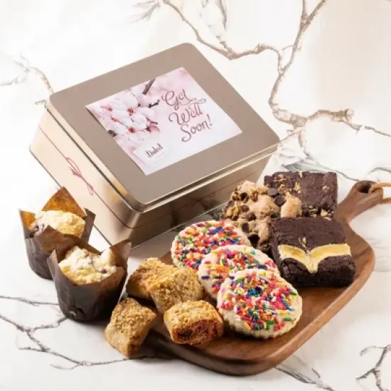 Dulcet Gift Baskets Rugelah, Brownies and Cookies Gift Baskets Gourmet Get Well Soon Food Gift Baskets for Women, Friends, Daughter, Sister, and Mom image {10}