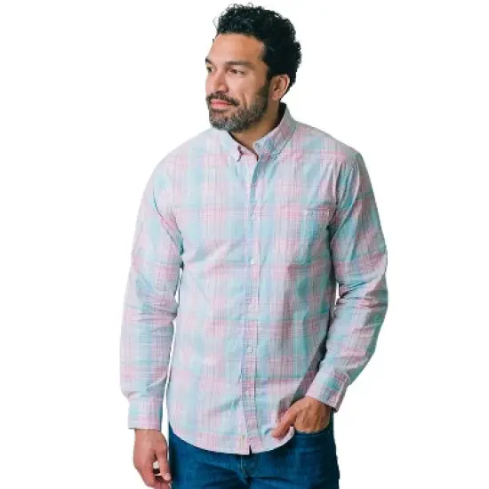 Hope & Henry Mens' Poplin Button Down Shirt image {18}