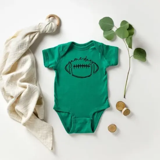 The Juniper Shop Football Game Day Baby Bodysuit image {1}