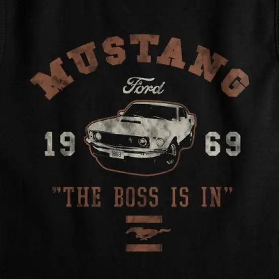 Women's Mustang The Boss Is In Sleeveless Crop Top Tank image {1}