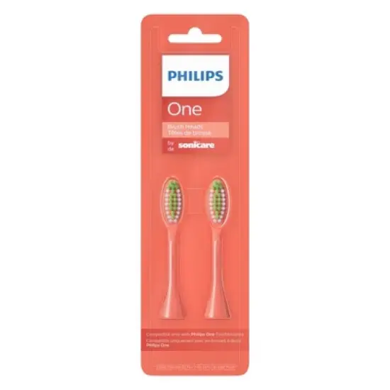 Philips One by Sonicare Replacement Electric Toothbrush Head - 2pk image {6}