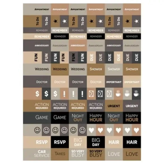 TF Publishing 2024 Weekly/Monthly Planner 8"x6.5" Stone & Marble image {4}