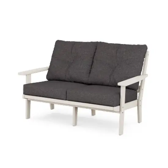 POLYWOOD Prairie Deep Seating Outdoor Patio Loveseat image {8}