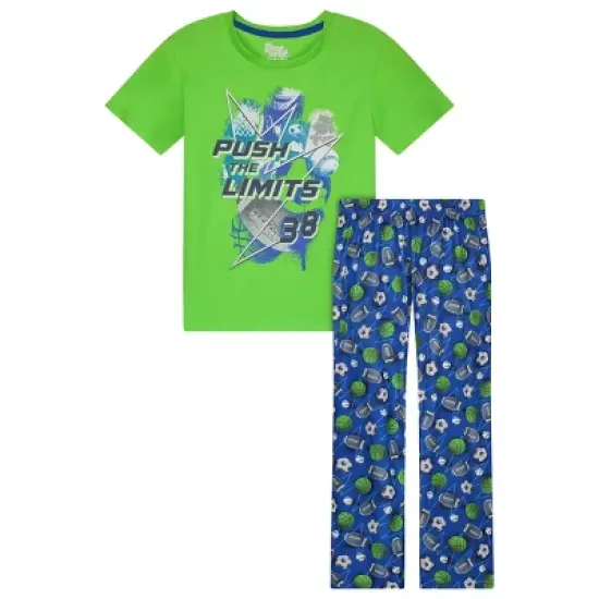 Sleep On It Boys Push Limits 2-Piece Pajama Sleep Pants Set image {6}