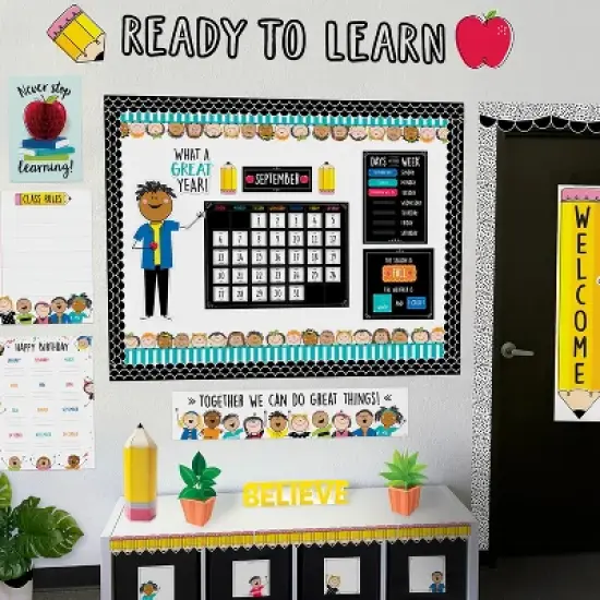 Creative Teaching Press&reg; Doodle Calendar Bulletin Board Set image {3}