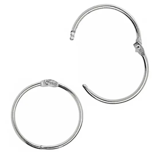 Charles Leonard Loose Leaf Rings, 1.25", Box of 100 image {1}