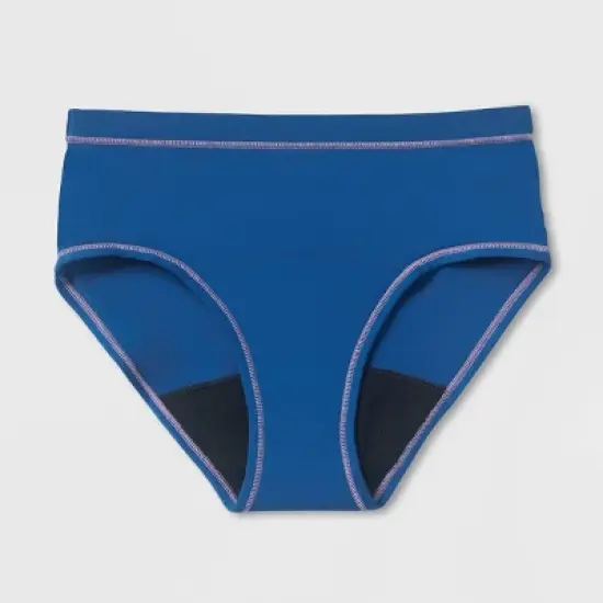 Thinx Teen's 3pc Classic Combo Briefs Period Underwear - Black/Blue/Gray image {5}