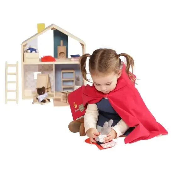 Manhattan Toy Little Nook Berry Bunny Stuffed Animal with Removable Clothing, Sleeping Bag & Keepsake Box image {7}