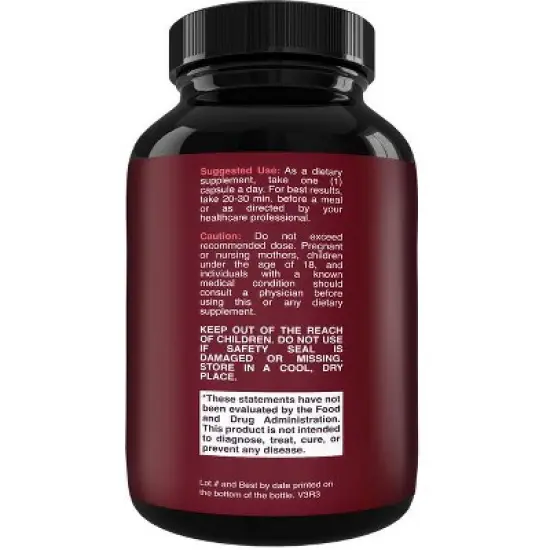 Weight Burner Capsules, Enhanced Metabolism, Weight Management Support & Energy Production Supplement, Nature's Craft, 60ct image {3}