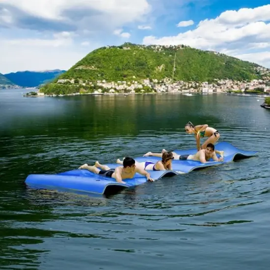 3 Layer Floating  Water Pad Foam Mat Water Recreation Relaxing 18' x 6' image {10}