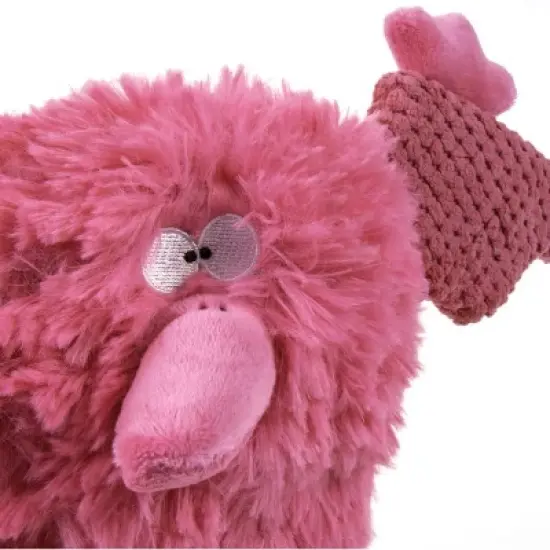 goDog PlayClean Pterodactyl Dinosaur Squeaker Plush Pet Toy for Dogs & Puppies image {2}