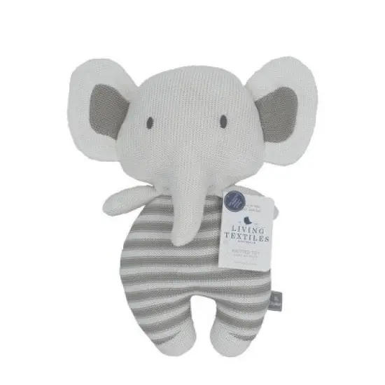 Living Textiles Baby Stuffed Animal - Eli Elephant image {1}