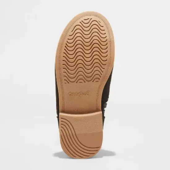 Toddler Girls' Jasmine Booties - Cat & Jack&trade; Black image {3}