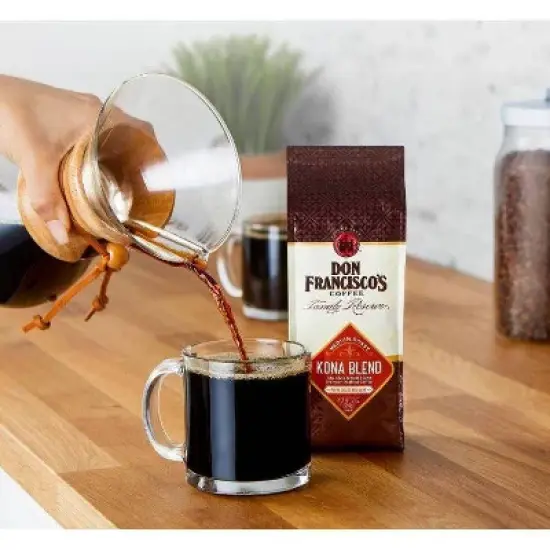 Don Francisco's Kona Blend Medium Roast Ground Coffee - 10oz image {2}