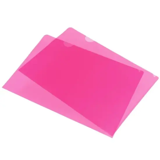 Unique Bargains L-Type A4 Clear Plastic File Folder 24 Pcs image {11}