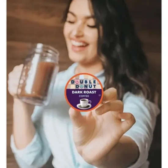 Double Donut Dark Roast Coffee Pods image {4}