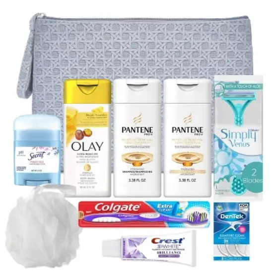 Convenience Kits International Women's Bath and Body Premium Travel Kit - Trial Size - 10ct image {2}