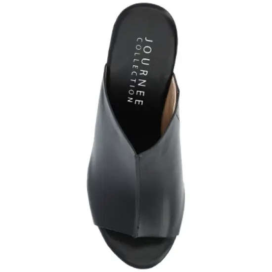 Journee Collection Womens Lorenza Tru Comfort Foam Platform Clog Open Toe Sandals image {3}