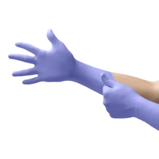 Supreno EC Disposable Nitrile Exam Glove Extended Cuff Length LARGE SEC-375-L 50 per Box image {1}