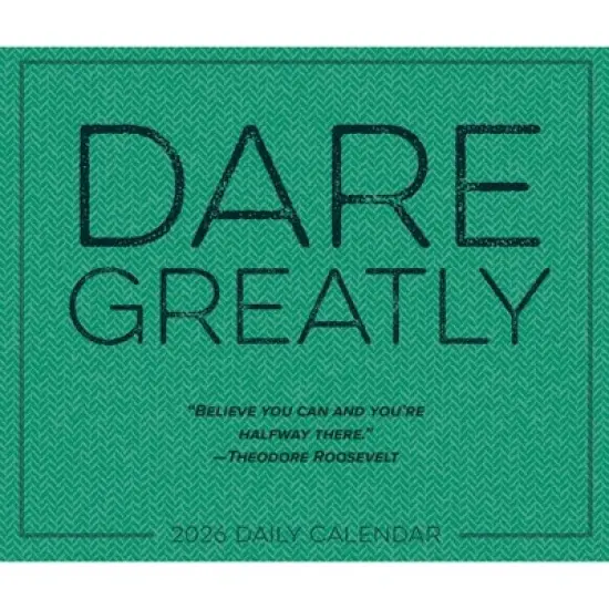 Willow Creek Press 2026 Dare Greatly Box Calendar image {4}