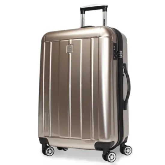 World Traveler Contour 24-Inch Lightweight Polycarbonate Hardside Expandable Spinner Luggage with TSA Lock image {12}