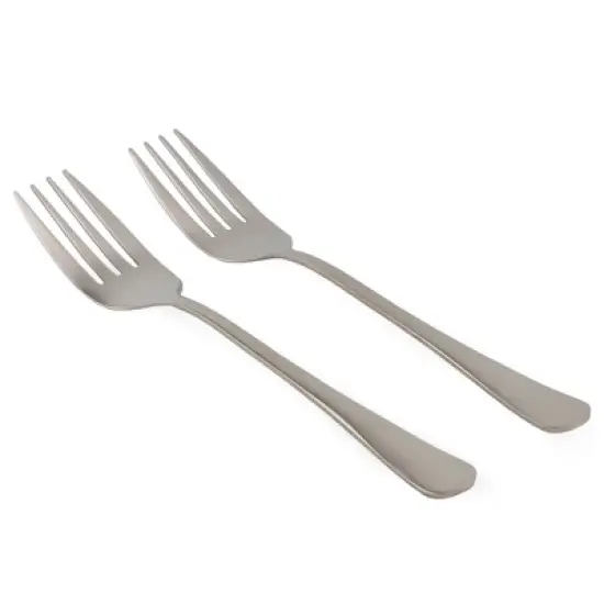 Cornucopia Brands Serving Utensils Set; Buffet & Banquet Classic Stainless Steel Serving Spoons/Forks image {8}