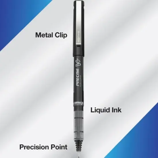 Pilot 5pk Precise V7 Fine Point 0.7mm Black Ink image {4}