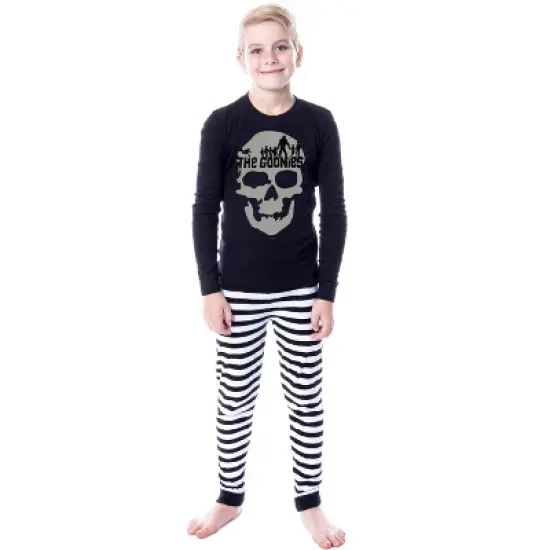 The Goonies Skull Logo Cotton Matching Family Pajama Set For Adults And Kids image {6}