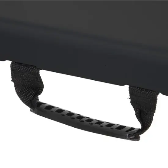 Plastic Development Group Durable 6 Foot Folding Multipurpose Banquet Table with Secure Base for Indoor and Outdoor Events, Black image {4}