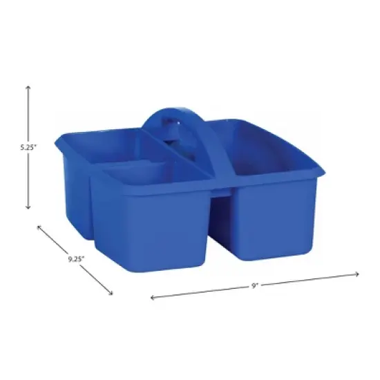 Teacher Created Resources&reg; Blue Plastic Storage Caddy, Pack of 6 image {4}