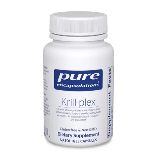 Pure Encapsulations Krill-Plex - Supports Menstrual Comfort, Heart Health, Joint Support, Cognitive Function and Skin Health image {10}