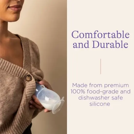 Lansinoh Silicone Manual Breast Pump for Breastfeeding Moms image {4}