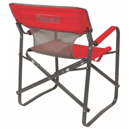 Coleman Outpost Breeze Folding Deck Chair - Red image {1}