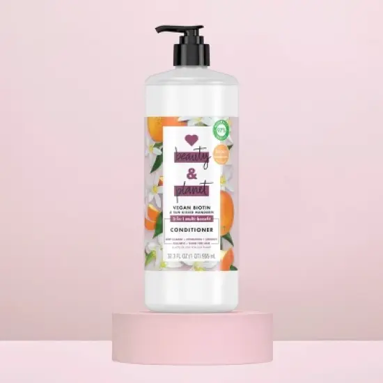 Love Beauty and Planet Vegan Keratin & Sun-Kissed Mandarin Conditioner - 32.3 fl oz image {3}
