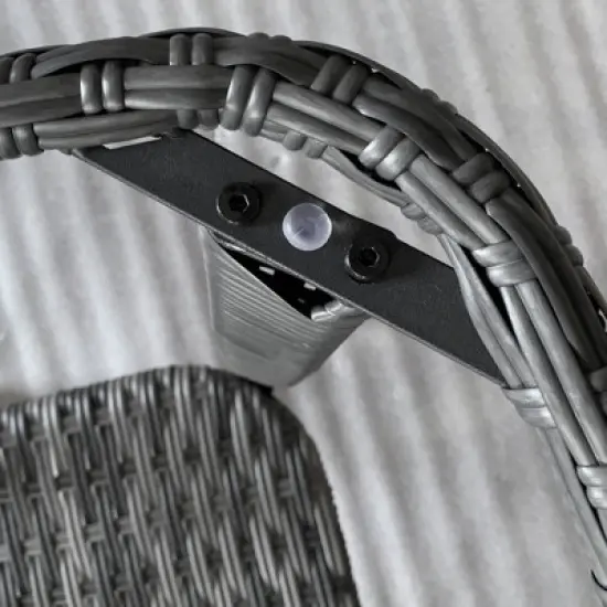 MOEPISY Rattan Coffee Table with Storage Shelf image {8}