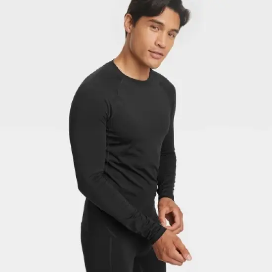 Men's Fitted Long Sleeve T-Shirt - All in Motion&trade; image {2}