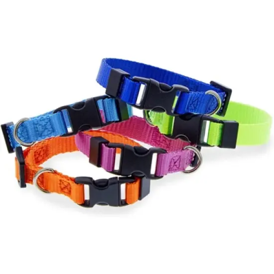 Okuna Outpost 16 Pack Adjustable Snap ID Collars for Dogs and Puppies, 16 Colors (6.5 - 10 in) image {3}