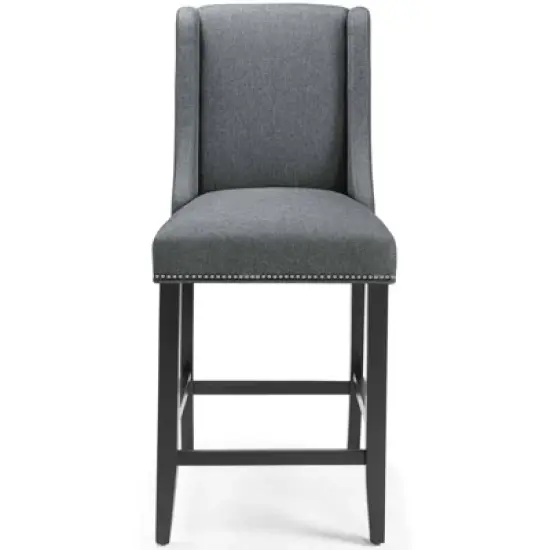 Baron Upholstered Fabric Counter Height Barstool - Modway image {10}