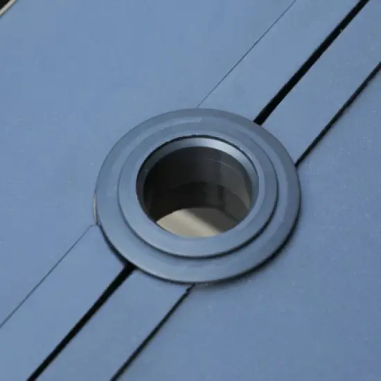 7pc Patio Dining Set with Table & Wicker Rattan Chairs - Captiva Designs image {2}