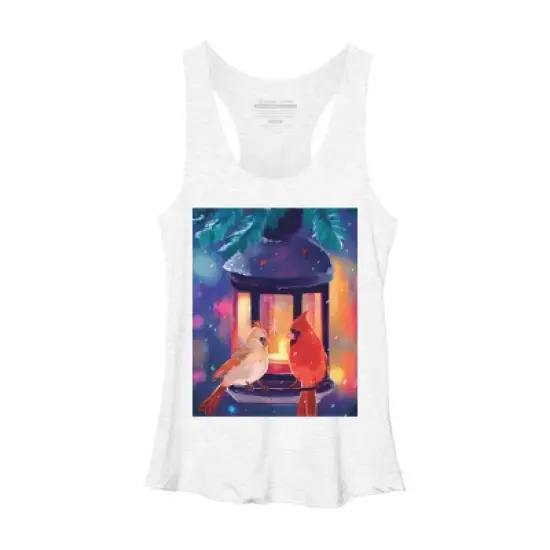 Women's Design By Humans Christmas in the Air By Mellodee Racerback Tank Top image {5}
