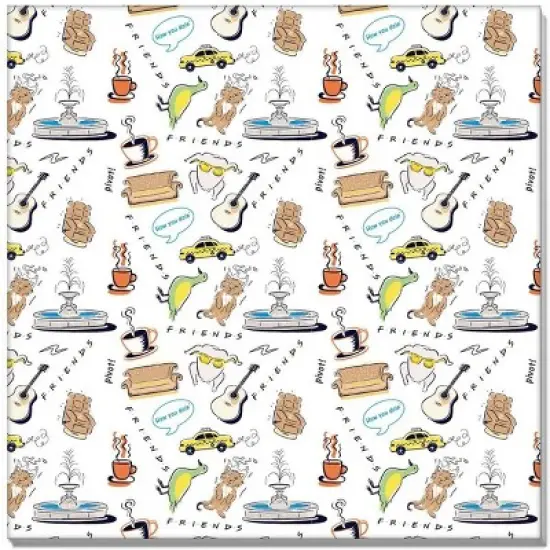 Silver Buffalo Friends Central Perk 60-Piece Party Tableware Set | Cups, Plates, Napkins image {2}