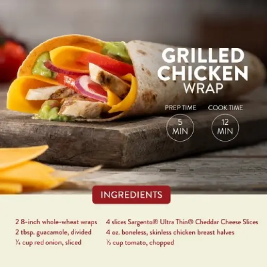 Sargento Ultra Thin Natural Sharp Cheddar Cheese Slices - 6.84oz/18ct slices image {3}